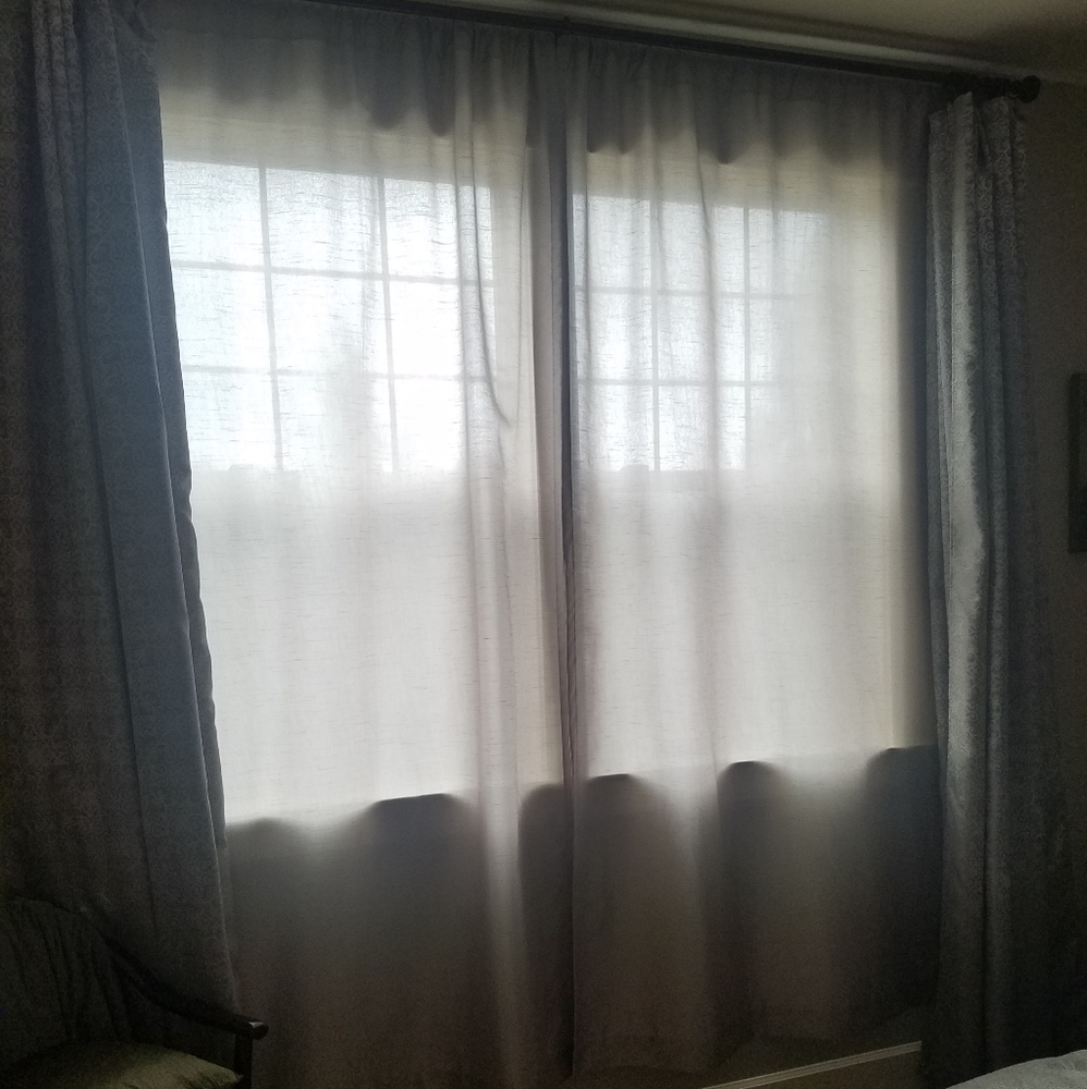 🆕️96" 2x Curtain Panels